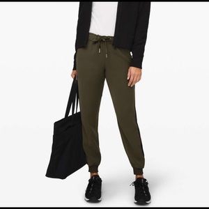 Lululemon On the Fly Dark Olive Jogger Pants 2